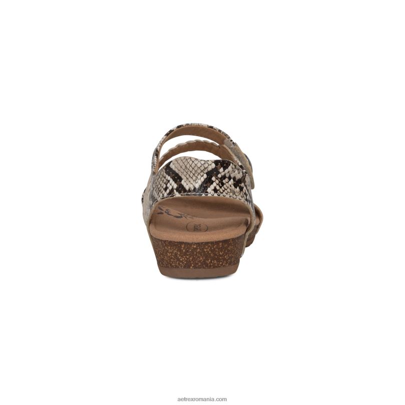 Sandale cu bretele sfert împletite jillian femei Aetrex şarpe 2BV6V49