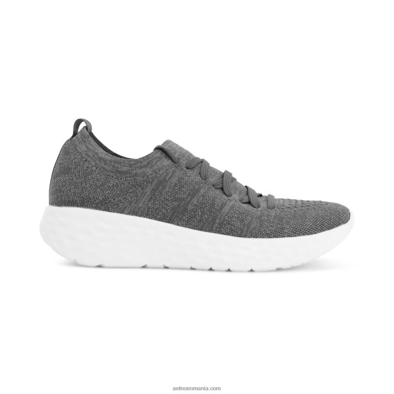 adidasi sadie cu suport arc femei Aetrex cărbune 2BV6V227