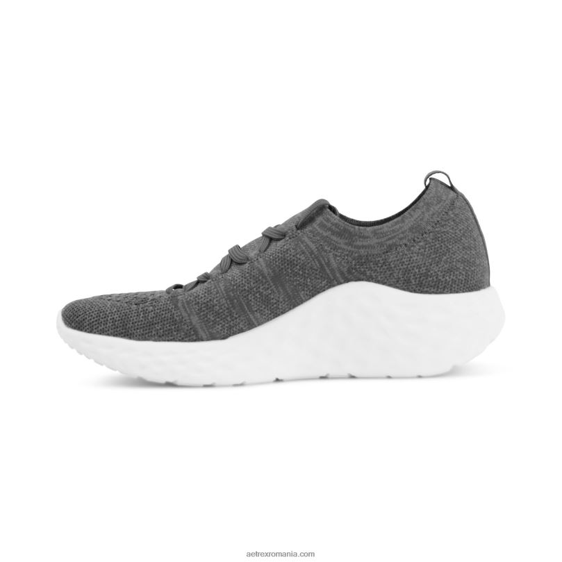 adidasi sadie cu suport arc femei Aetrex cărbune 2BV6V227