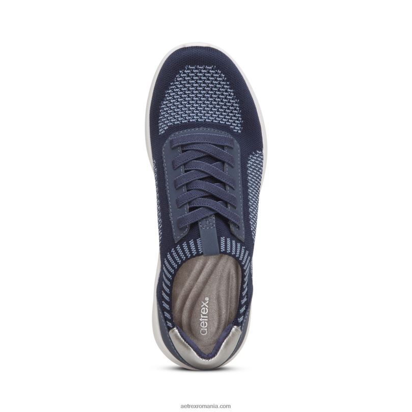 adidasi teagan cu suport pentru arc femei Aetrex marina 2BV6V161