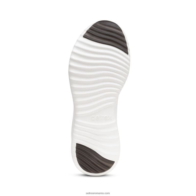 adidași angie cu susținere a arcului femei Aetrex negru strălucitor 2BV6V133