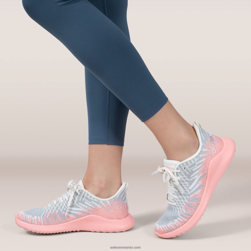 adidași de susținere a arcului de șmirghel femei Aetrex gri roz 2BV6V75