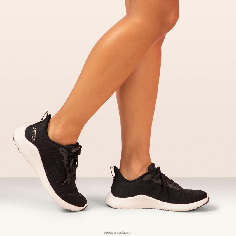 adidași de susținere a arcului de șmirghel femei Aetrex negru 2BV6V173