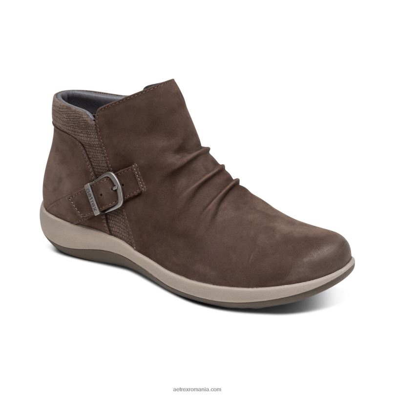 botine luna femei Aetrex cărbune 2BV6V69