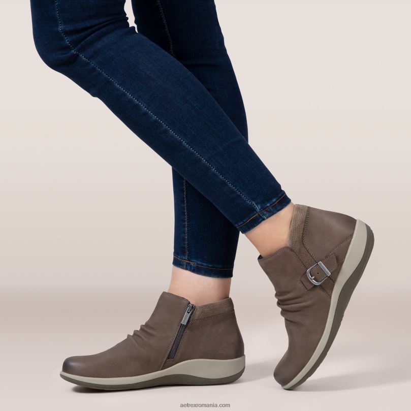 botine luna femei Aetrex cărbune 2BV6V69