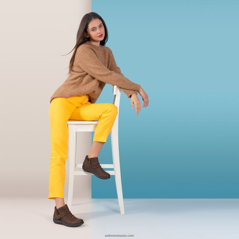 botine luna femei Aetrex pământ întunecat 2BV6V100