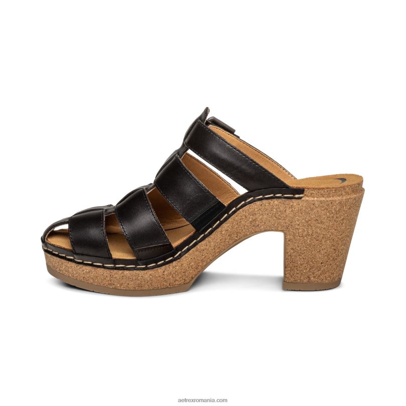calc clog femei Aetrex negru 2BV6V201