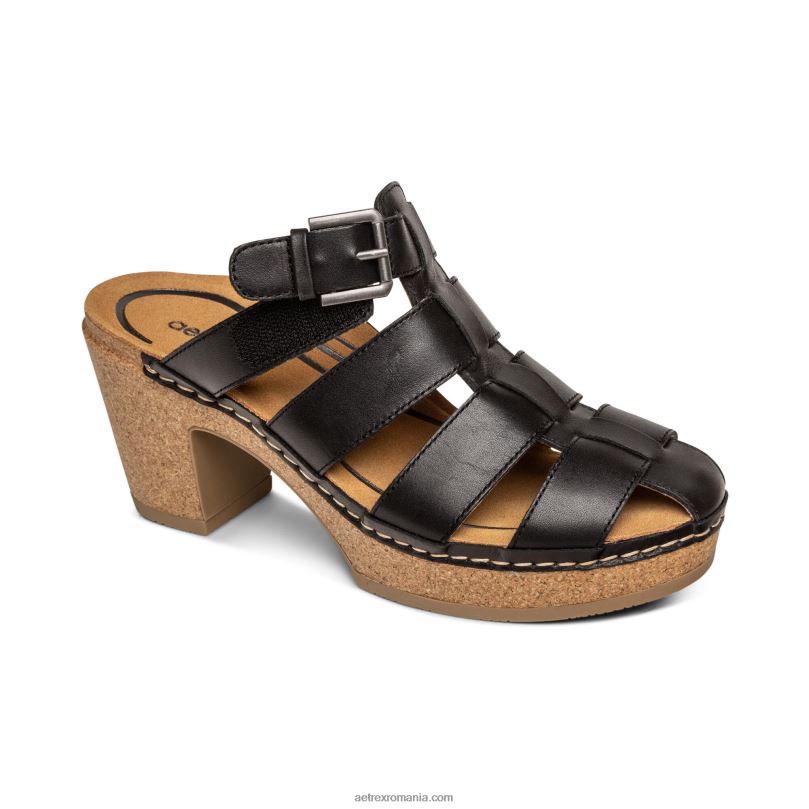 calc clog femei Aetrex negru 2BV6V201