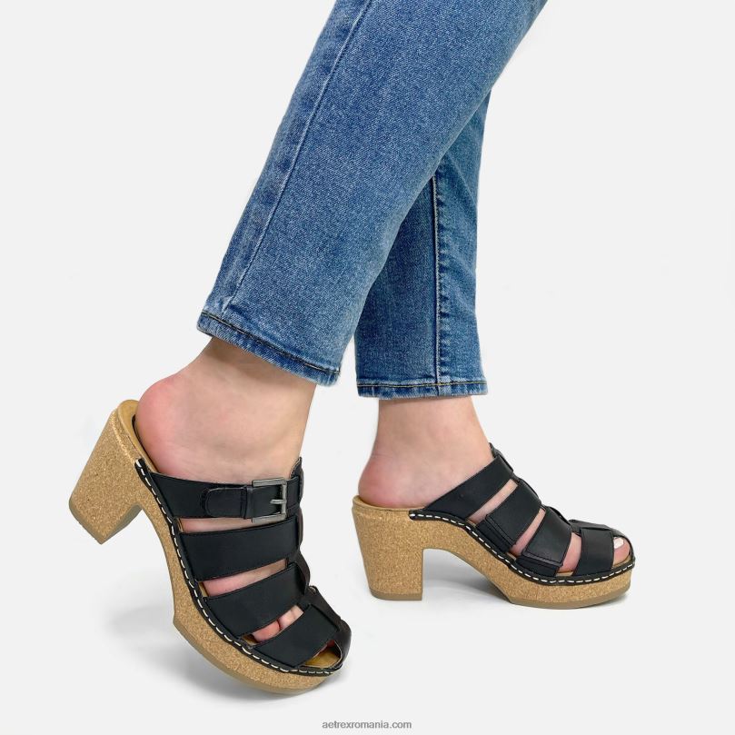 calc clog femei Aetrex negru 2BV6V201