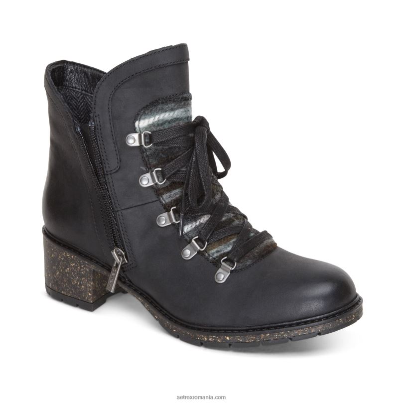 cizma Joleen pentru suportul arcului femei Aetrex negru 2BV6V114