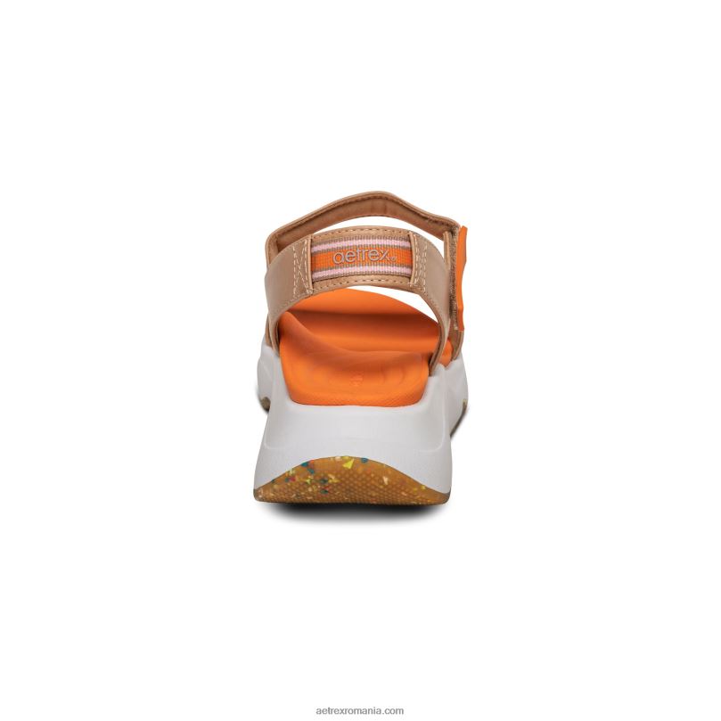 cu sandale sport femei Aetrex cămilă 2BV6V209