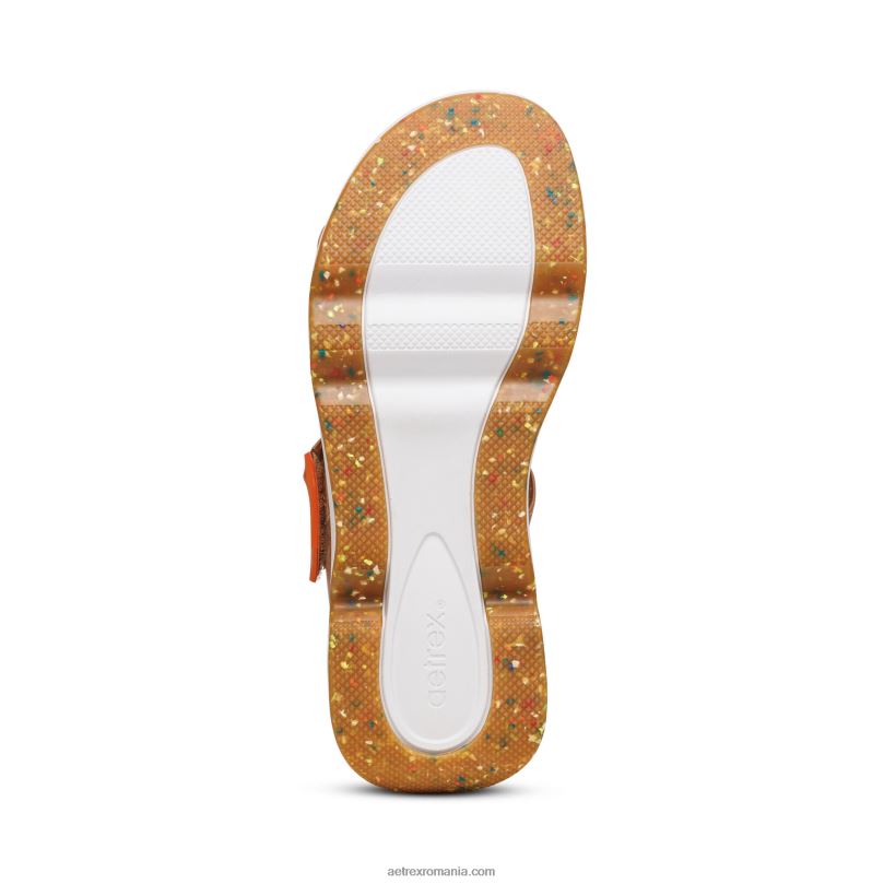 cu sandale sport femei Aetrex cămilă 2BV6V209