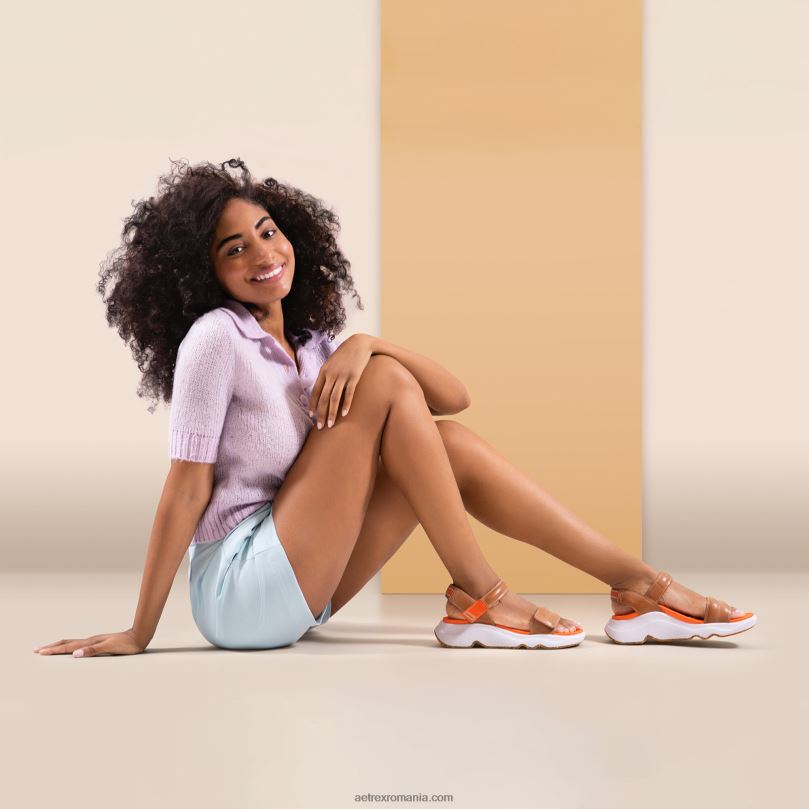 cu sandale sport femei Aetrex cămilă 2BV6V209