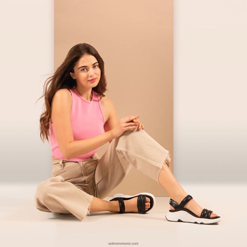 cu sandale sport femei Aetrex negru 2BV6V290