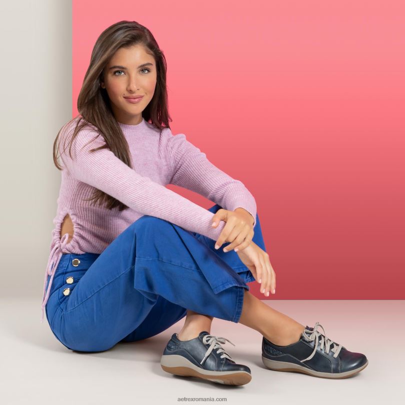 dana șiret oxford femei Aetrex marina 2BV6V5