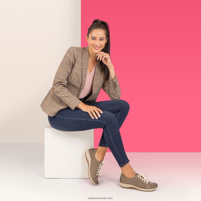 dana șiret oxford femei Aetrex negru 2BV6V7