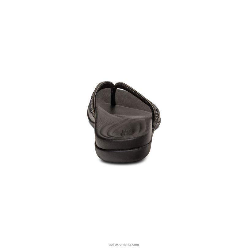 eve tanga strălucitoare femei Aetrex negru 2BV6V241