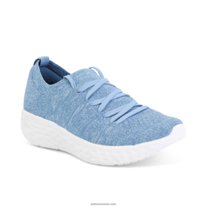 adidasi sadie cu suport arc femei Aetrex albastru 2BV6V213