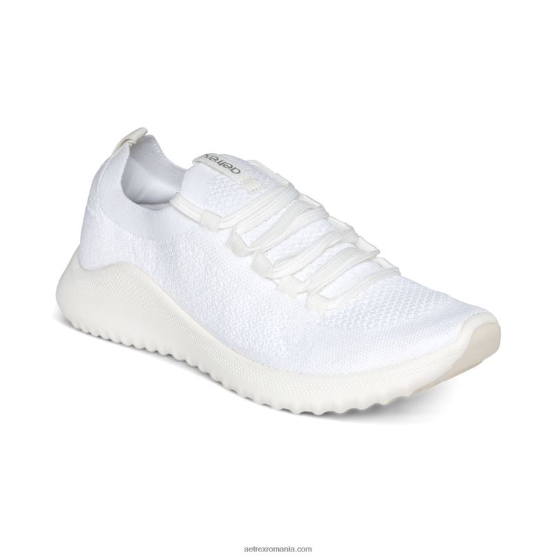 pantofi sport carly cu suport pentru arc femei Aetrex alb 2BV6V189
