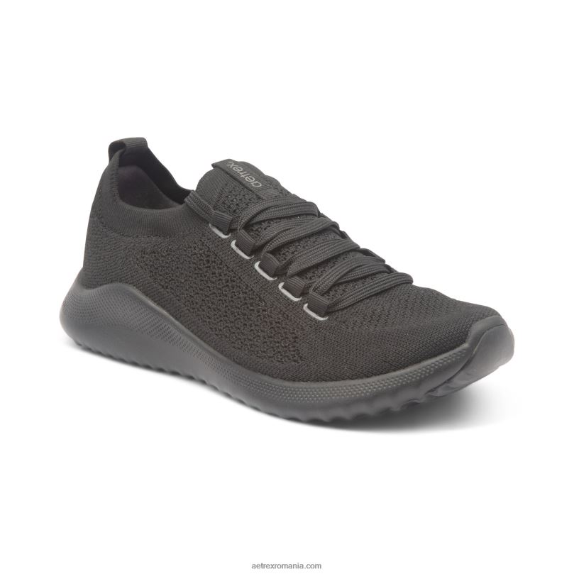 pantofi sport carly cu suport pentru arc femei Aetrex negru 2BV6V112