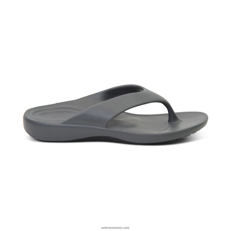 maui orthotic flips bărbați Aetrex cărbune 2BV6V323