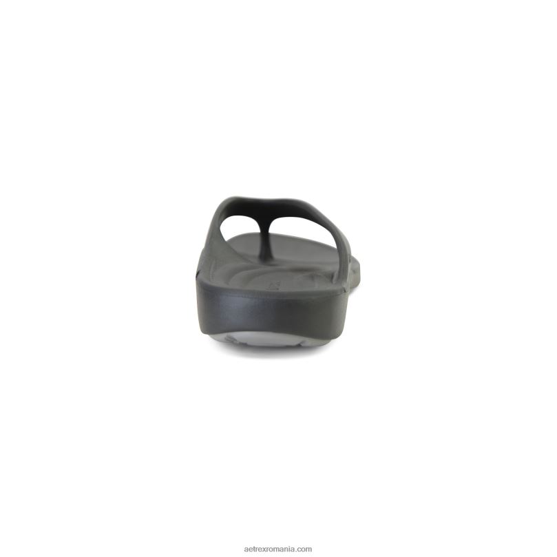 maui orthotic flips bărbați Aetrex negru 2BV6V325