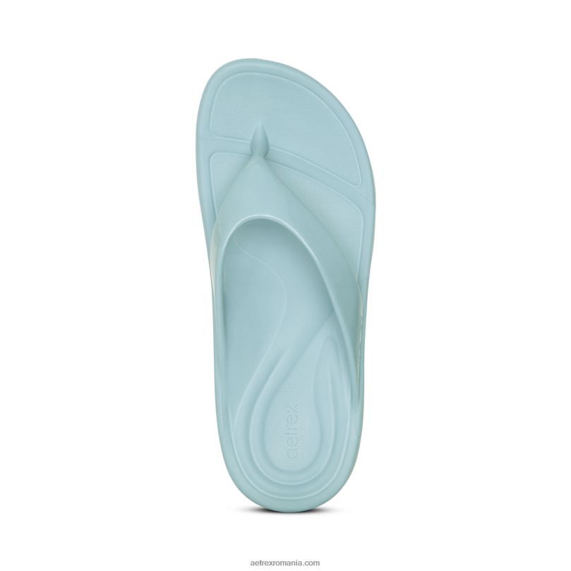 maui orthotic flips femei Aetrex albastru 2BV6V171