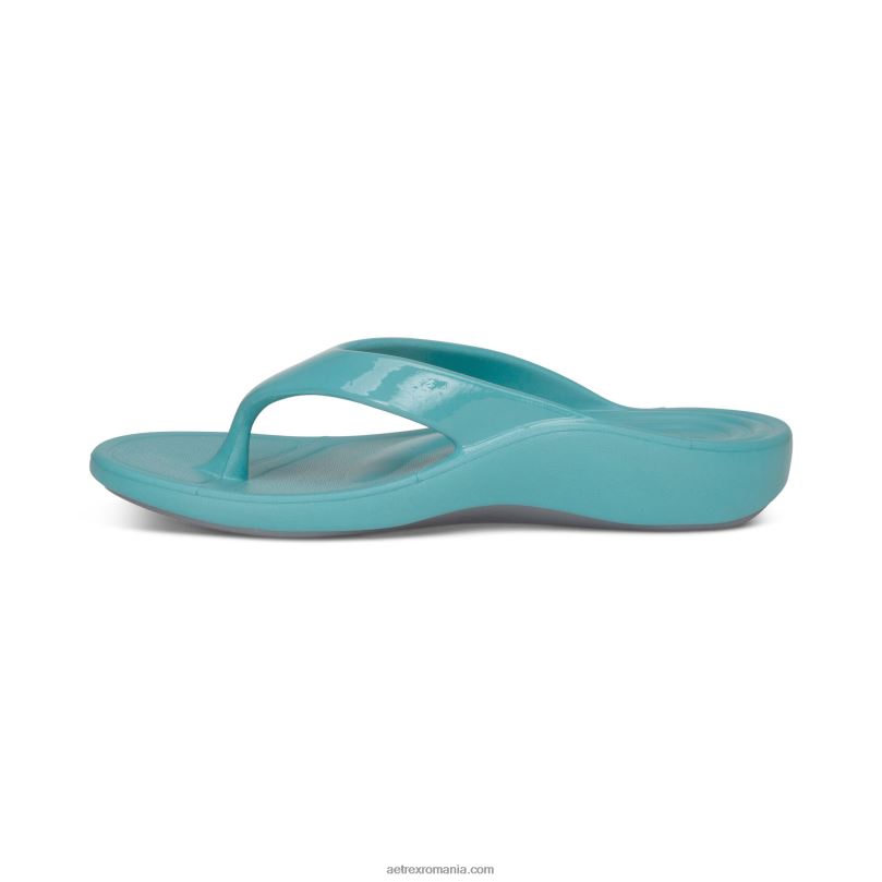 maui orthotic flips femei Aetrex apă lucioasă 2BV6V24