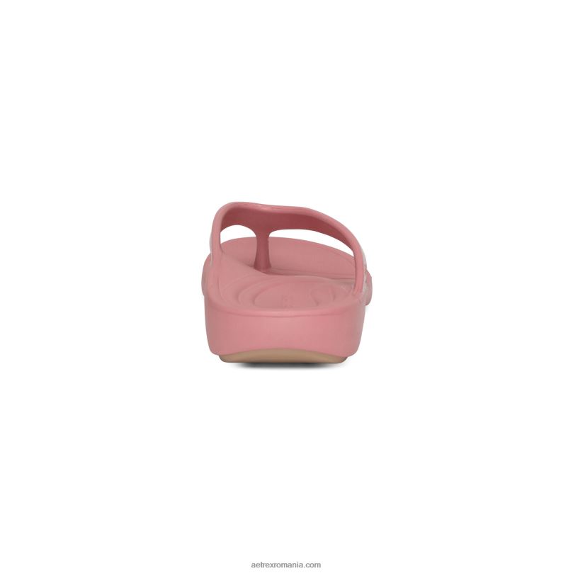 maui orthotic flips femei Aetrex trandafir lucios 2BV6V110