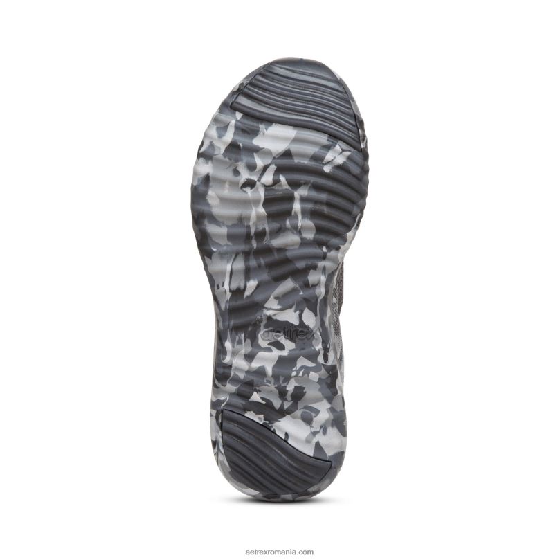 pantofi sport carly cu suport pentru arc femei Aetrex camo de cărbune 2BV6V217