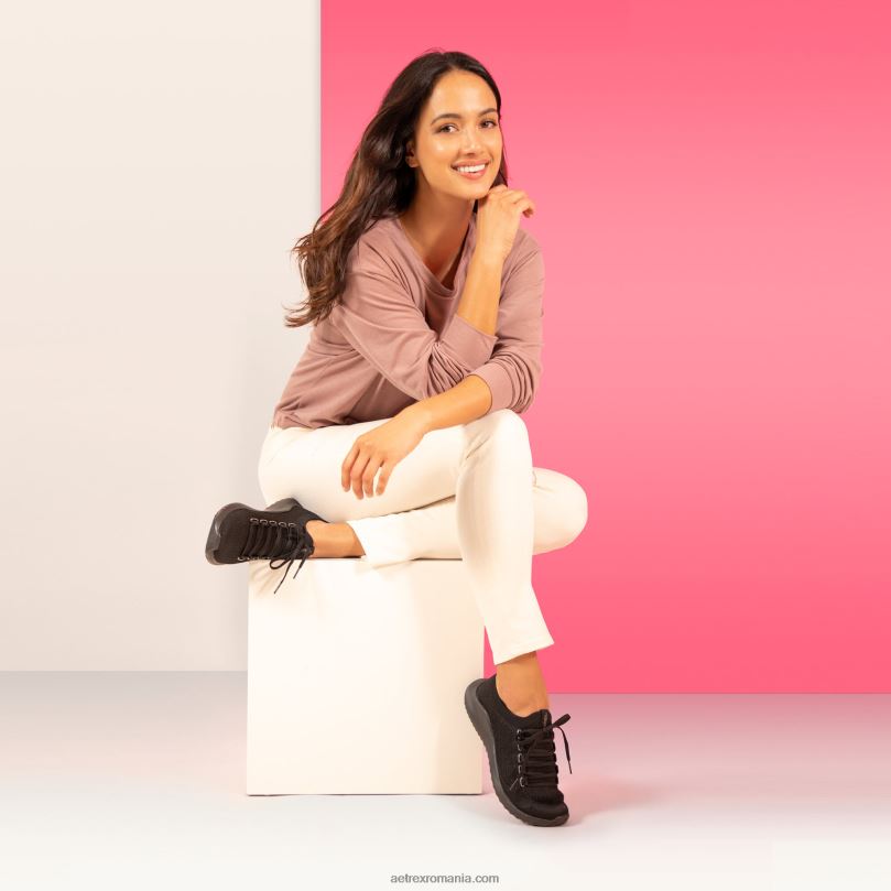 pantofi sport carly cu suport pentru arc femei Aetrex negru 2BV6V112