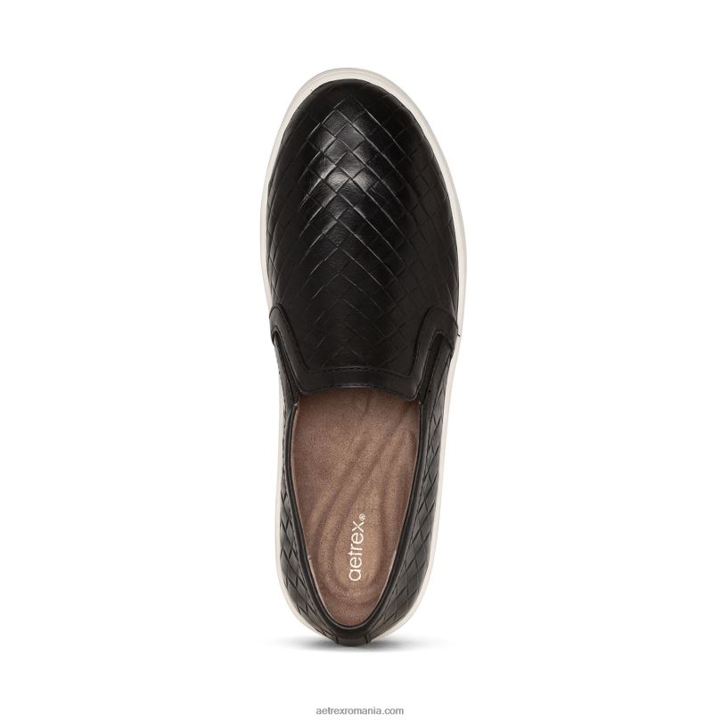 pantofi sport confort Kenzie femei Aetrex negru 2BV6V81