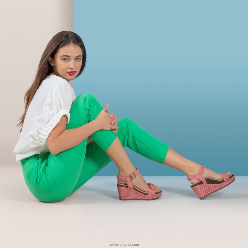 pană de espadrile cu bretele Sydney Quarter femei Aetrex zmeură 2BV6V276