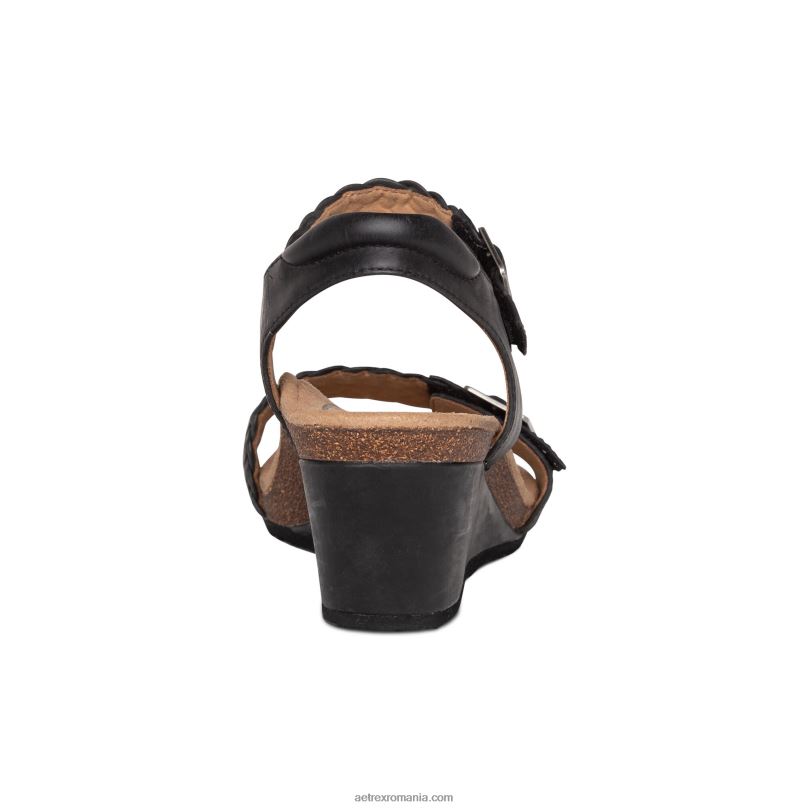 pană țesătă reglabilă grație femei Aetrex negru 2BV6V54