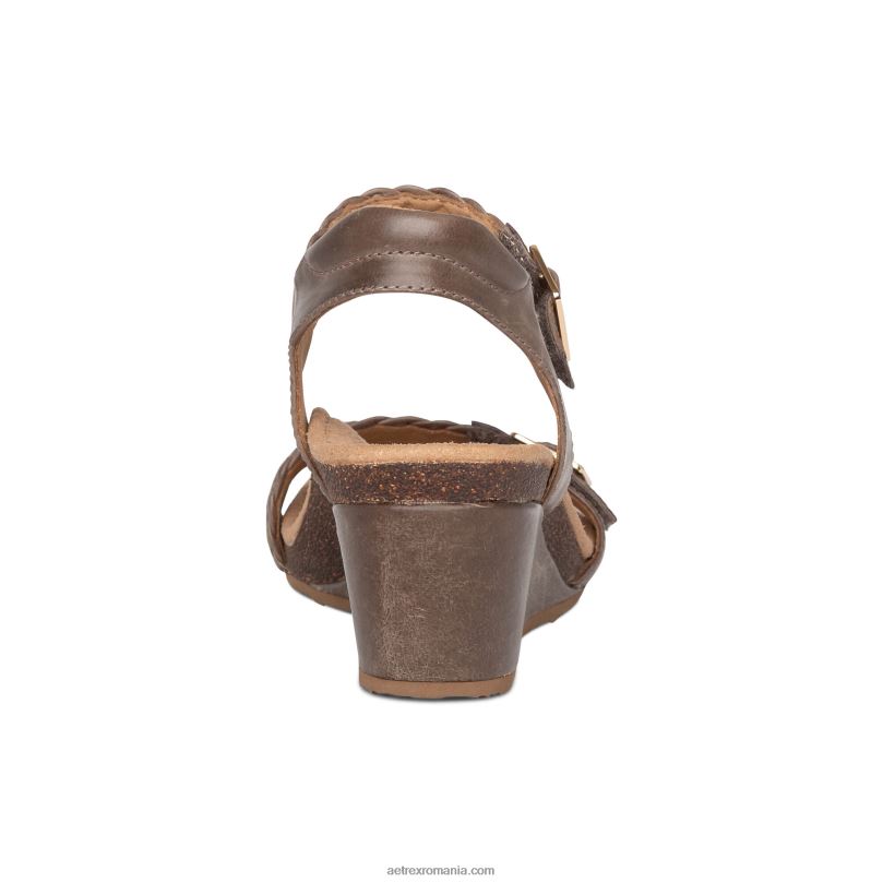 pană țesătă reglabilă grație femei Aetrex taupe 2BV6V57