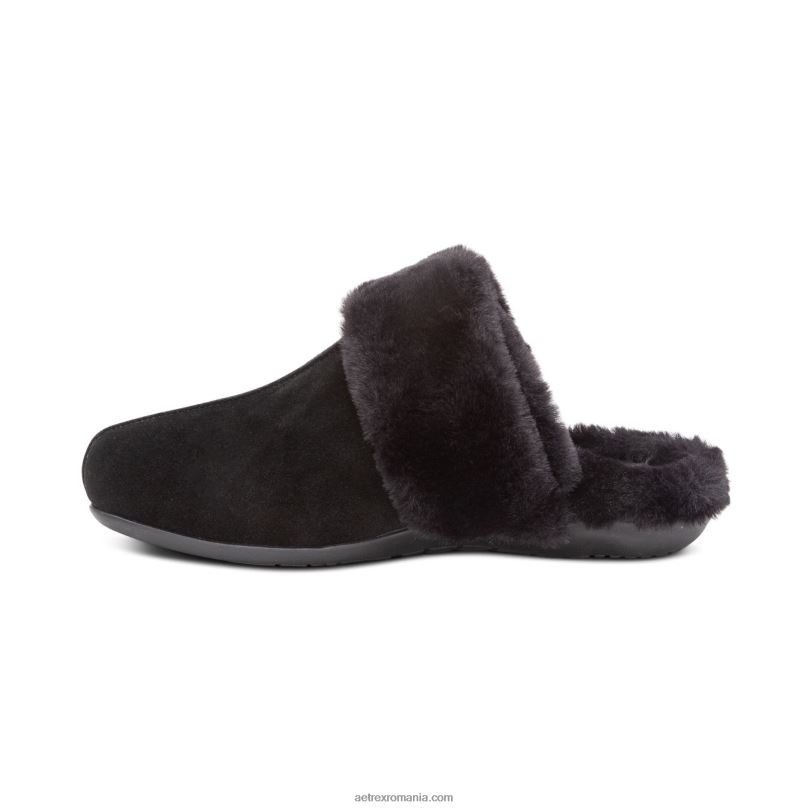 papuc de susținere a arcului arianna femei Aetrex negru 2BV6V119
