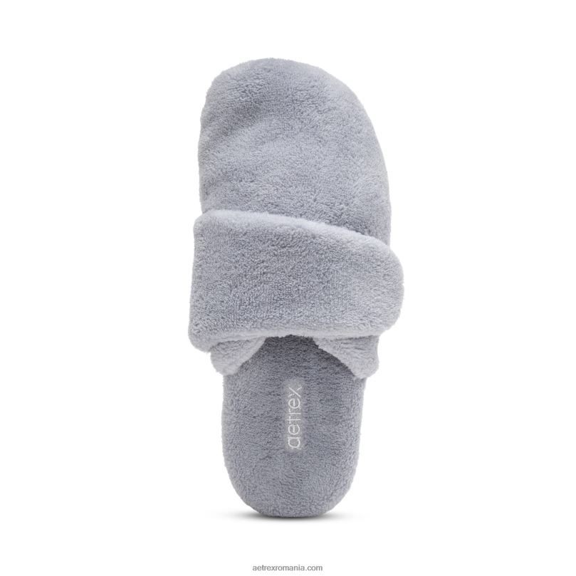 papuc mandy cu vârf închis femei Aetrex gri 2BV6V182