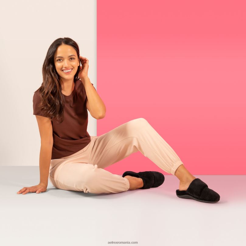 papuc mandy cu vârf închis femei Aetrex negru 2BV6V32