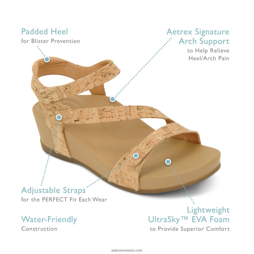 pene de susținere a arcului randi femei Aetrex bej 2BV6V303