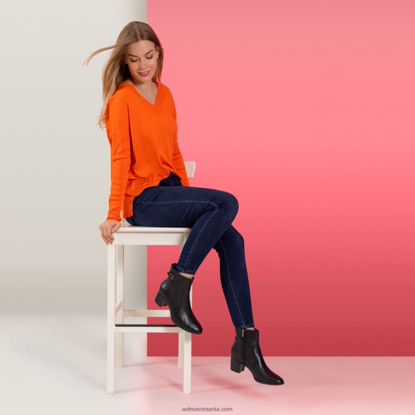 rubi arch support weather friendly boot femei Aetrex negru 2BV6V179