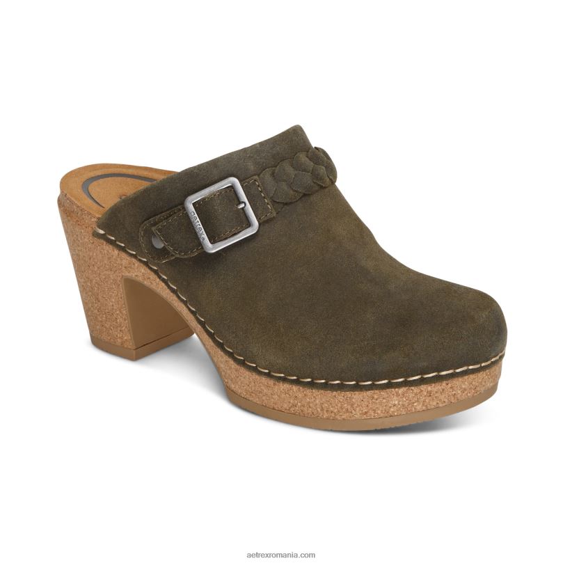 sabot corey femei Aetrex măsline 2BV6V143