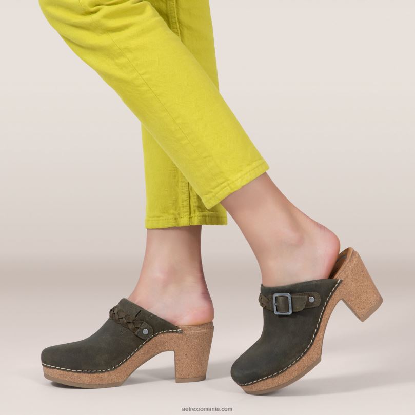 sabot corey femei Aetrex măsline 2BV6V143
