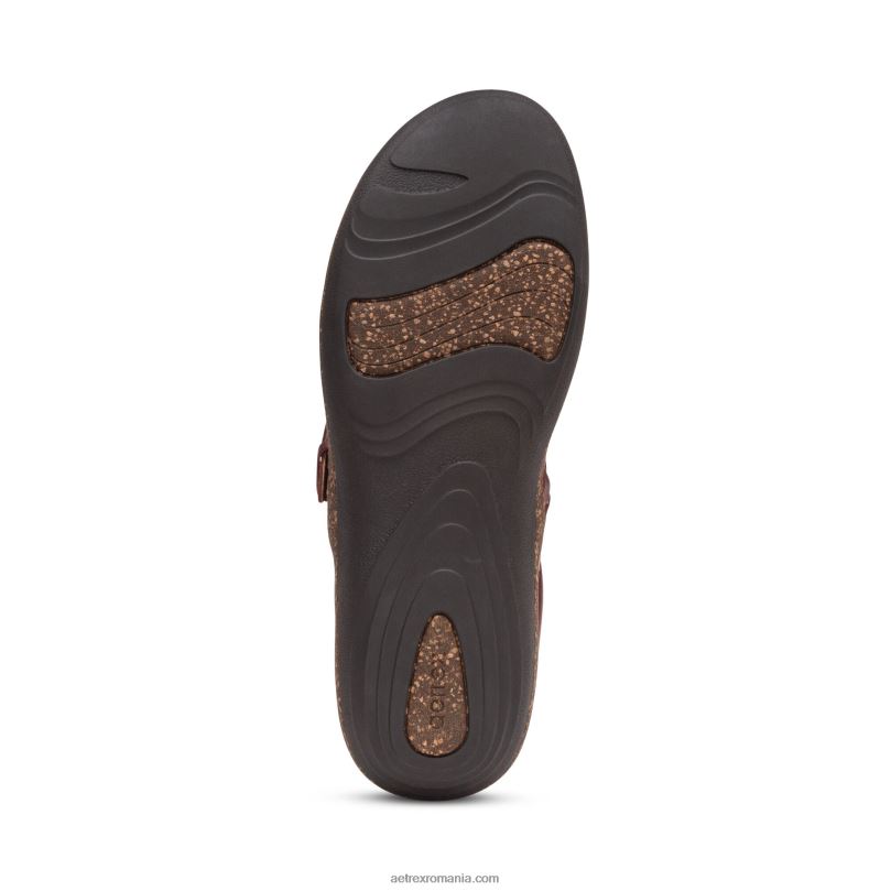 sabot de confort libby femei Aetrex Burgundia 2BV6V103