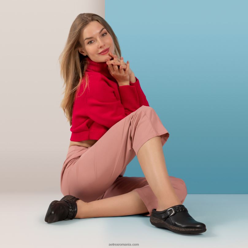 sabot de confort libby femei Aetrex negru 2BV6V157