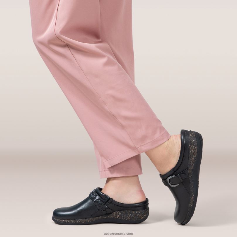 sabot de confort libby femei Aetrex negru 2BV6V157