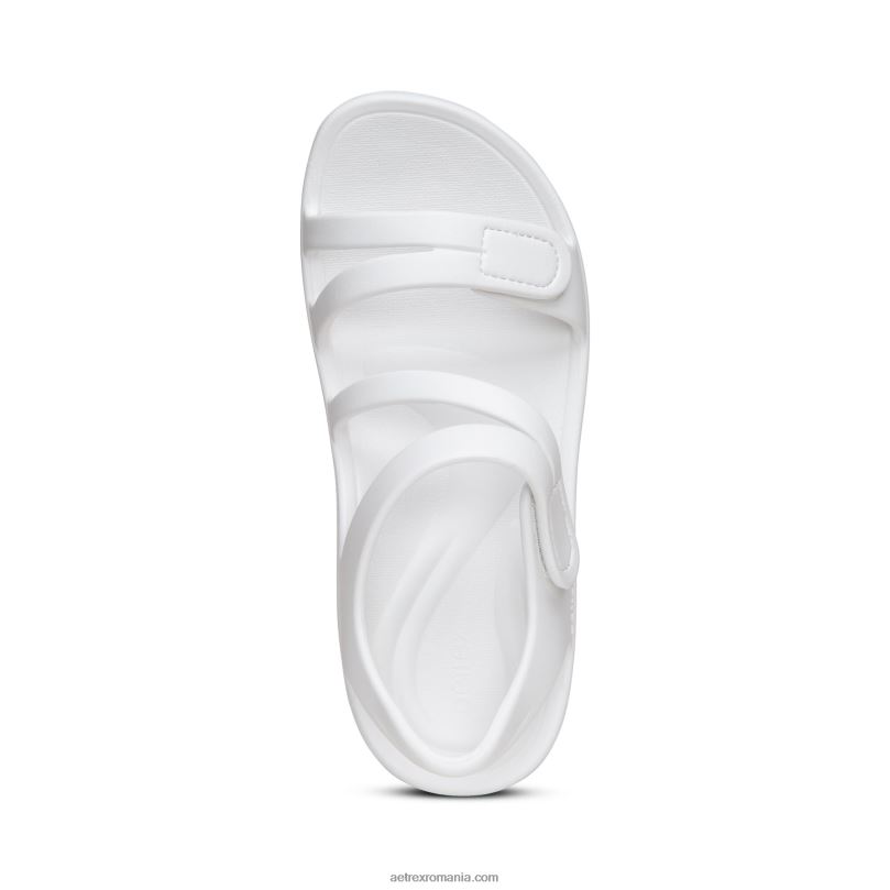 sandale sport jillian femei Aetrex alb 2BV6V164
