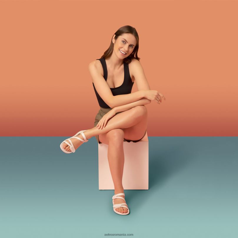 sandale sport jillian femei Aetrex alb 2BV6V164