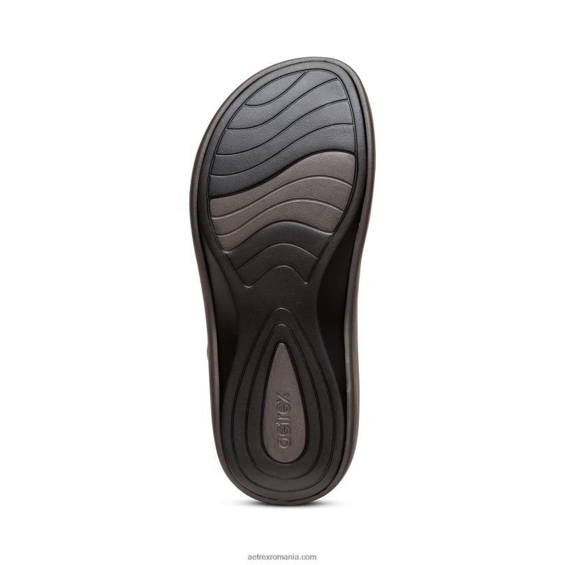 sandale sport jillian femei Aetrex boa brună 2BV6V196