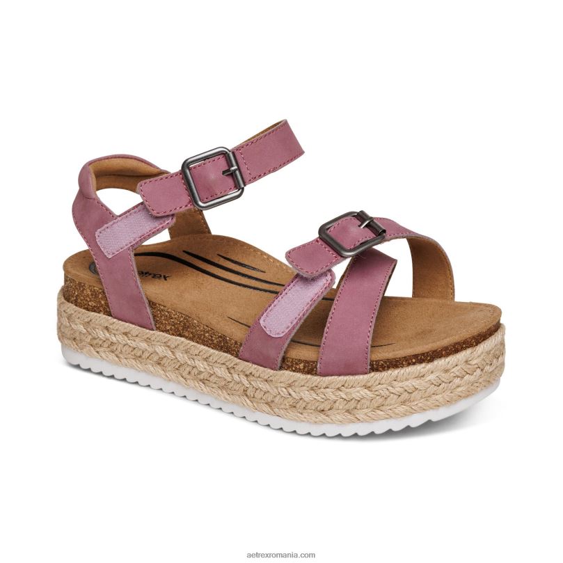 sandală cu platformă Paula femei Aetrex orhidee 2BV6V252