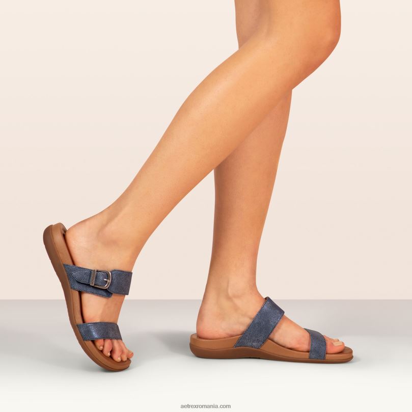 sandală mimi de susținere a arcului femei Aetrex negru 2BV6V184